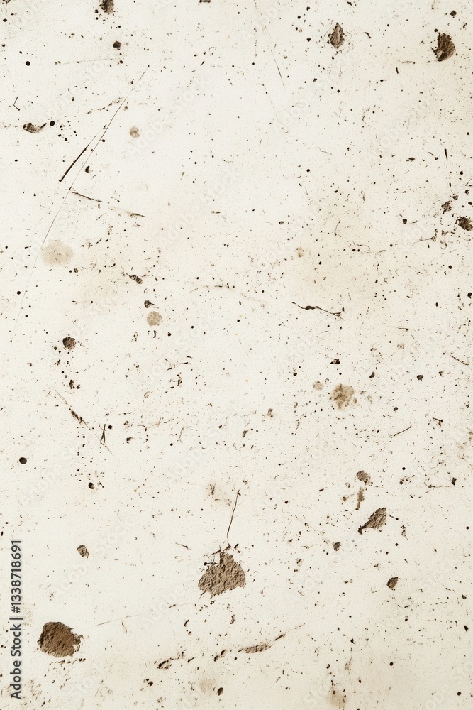 Poster distressed beige surface with dirt stains and scratch marks creating a textured vintage background f