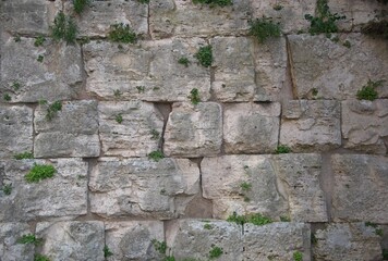 Ancient Etruscan Wall Stones in Perugia Italy