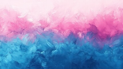 Fototapeta premium Abstract Pink and Blue Canvas: A Serene Color Fusion