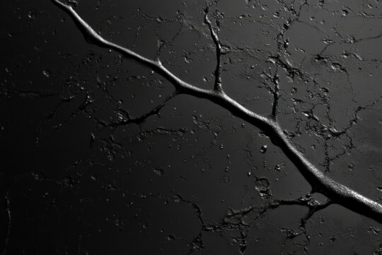 Water droplets collect on a ceramic coated windshield reflecting light during a rainy day Generative AI