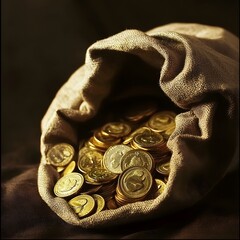 Gold Coins money wealth Financial Savings rich lifestyle