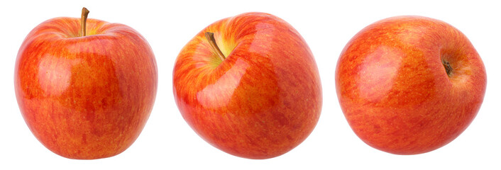 Envy Apple (Red apple) isolated, fresh red apple, transparent PNG, PNG format, Collection, set