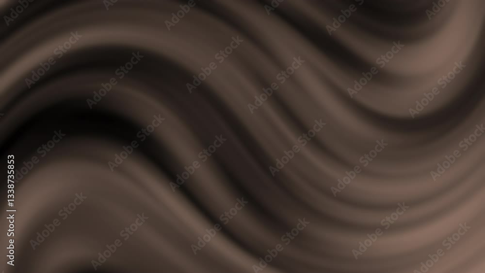 Poster a smooth, wavy texture in shades of brown, creating a fluid and calming visual effect.