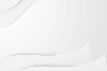 Texture pattern, layered geometric elegant shapes White abstract background with white and grey glossy vibes, abstract tech banner vector for graphic design element stripes concept for web and flyer