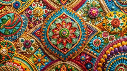 Vibrant Abstract Colorful Pattern Background for Graphic Design Projects