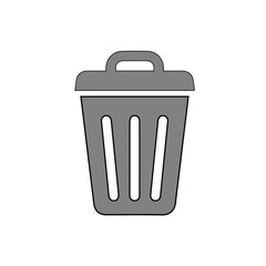 trash can icon, recycle bin icon