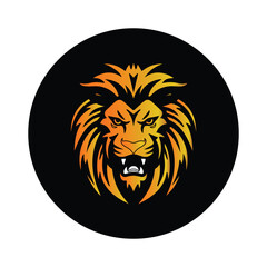 lion head vector, lion head vector illustration