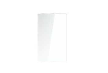 Transparent Glass plate background. Realistic screen glass, window effect with flare, clear glass showcase, glossy plastic glare frame, acrylic with glares and light, plexiglas, 3d.