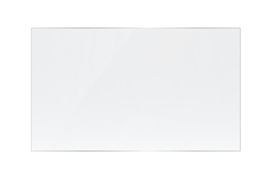 Transparent Glass plate background. Realistic screen glass, window effect with flare, clear glass showcase, glossy plastic glare frame, acrylic with glares and light, plexiglas, 3d.