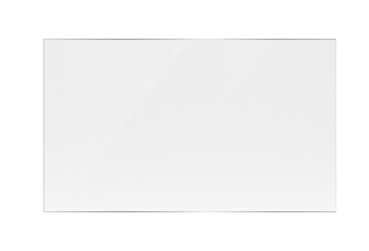 Transparent Glass plate background. Realistic screen glass, window effect with flare, clear glass showcase, glossy plastic glare frame, acrylic with glares and light, plexiglas, 3d.
