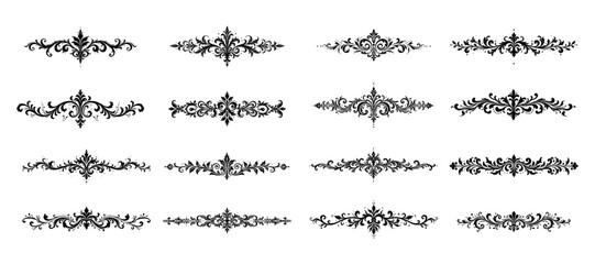 Premium Set of Decorative Divider Element Bundle Collection