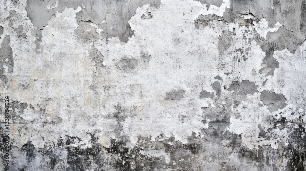 Poster textured gray concrete wall with subtle variations in tone, rough surface patterns, and abstract imp