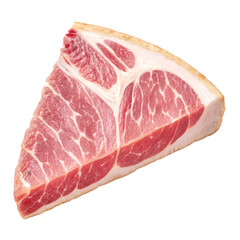 Premium Beef Steak Slice on transparent background