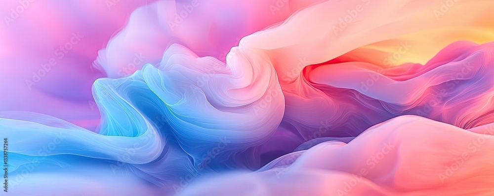 Poster surrealist art abstract background concept. vibrant swirling colors creating an abstract artistic ba