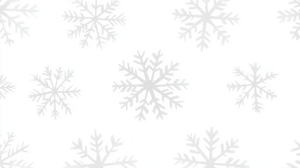 Winter Snowflakes Pattern with Holiday Background.