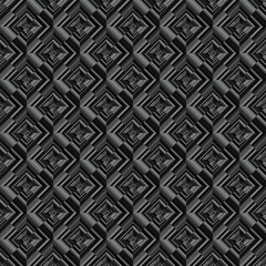 Seamless Vector Illustration Dark Zigzag Pattern