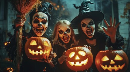 Fototapeta premium “Spooky Squad Assembled!”