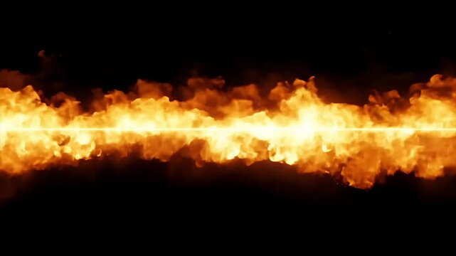 A powerful flame burst transition, adding energy and drama to video edits.