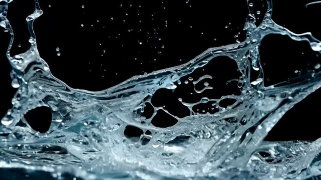 A smooth and organic liquid wave transition, perfect for fluid animations.