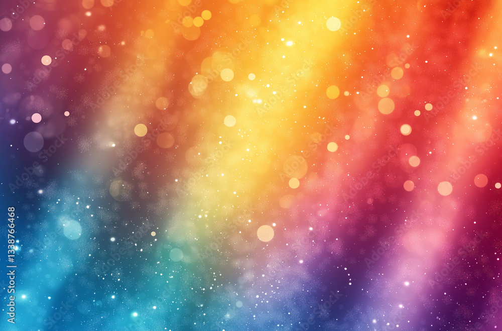 Poster vibrant rainbow gradient background – high-resolution flat vector design with smooth colors and shar
