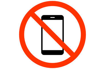 スマホ禁止マークアイコン
