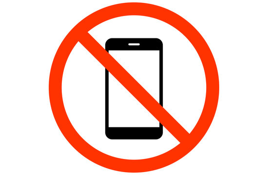スマホ禁止マークアイコン