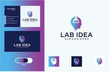 Branding Kit Design For Lab Idea