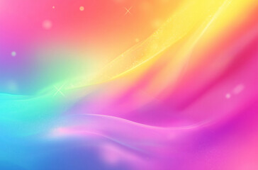 Obraz premium Vibrant Rainbow Gradient Background – High-Resolution Flat Vector Design with Smooth Colors and Sharp Detail