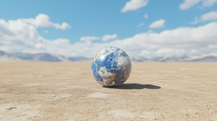 earth on the sand