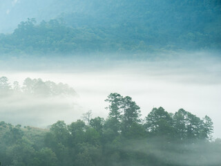 Mountains and Mist of Doi Luang Chiang Dao