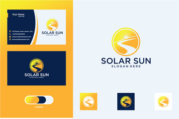 Business Card Set With Logo And Branding Elements