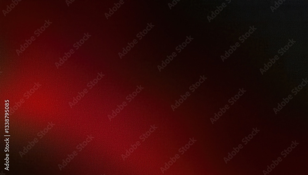 Fototapete dark red abstract gradient with smooth transition from deep black, ideal for background, digital art