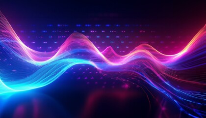 abstract fractal wave background