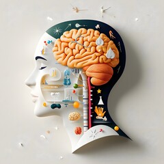 A detailed and visually striking showcasing the intricate structures and functions of the human brain highlighting its complexity and the importance of medical and scientific understanding