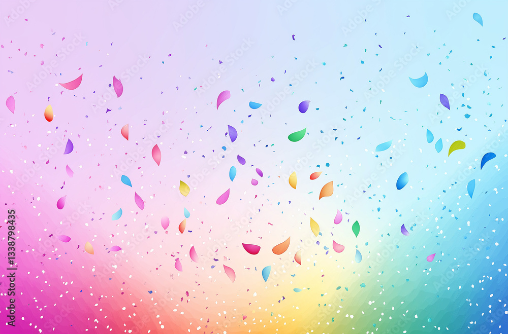 Poster vibrant rainbow gradient background – high-resolution flat vector design with smooth colors and shar