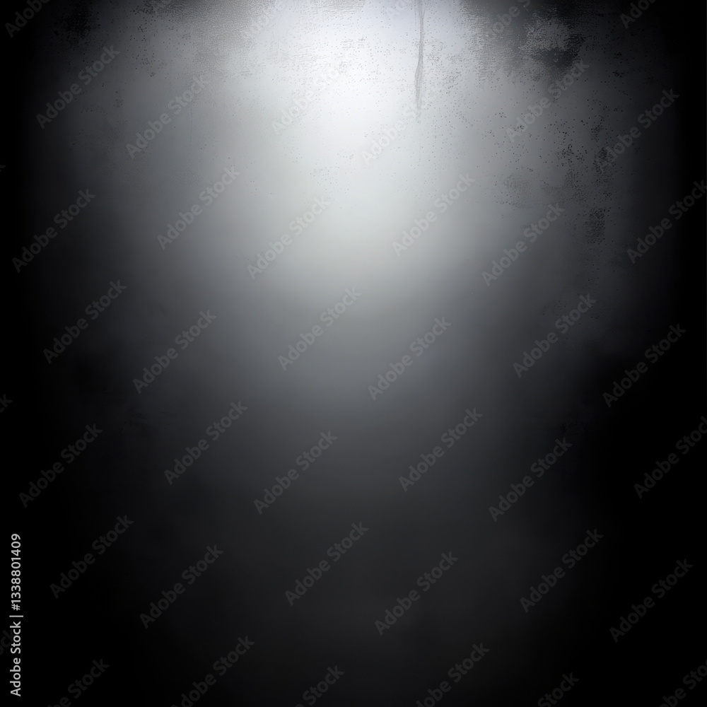 Poster dark metallic background with textured chaos and subtle light