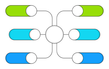 Fototapeta premium Infographic Business Flow Chart Design