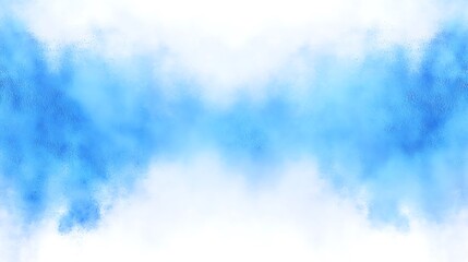 Light blue watercolor clouds