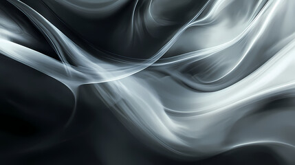 Obraz premium Elegantly transitioning from light to dark, this abstract gray background enhances designs, ideal for web and digital art. Luminous Web. Illustration