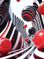 3d shapes abstract 