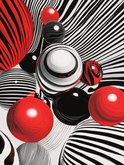 3d shapes abstract 