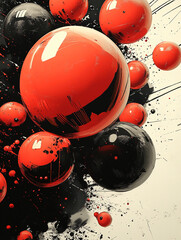 3d shapes abstract 