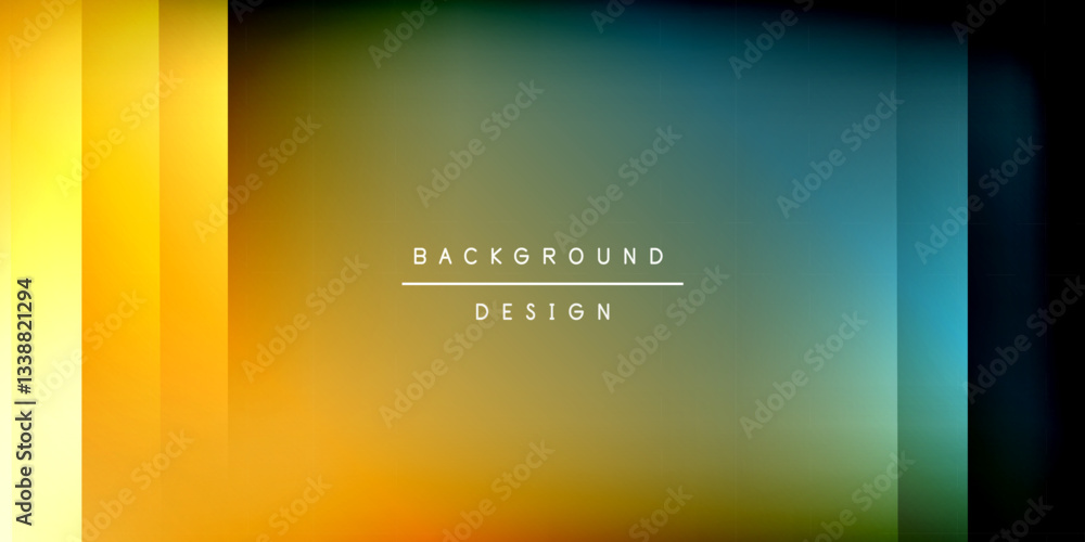 Poster dynamic shadow lines geometric shapes