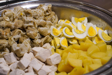 Traditional Ramadan snacks, captured on March 17, 2025. A delicious assortment of sweet and savory treats, perfect for iftar and suhoor