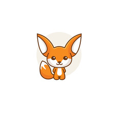Cute Pixel Art Fox Character Illustration
