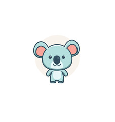 Cute Pixel Art Koala Illustration