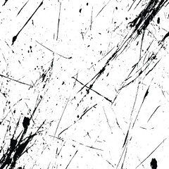 grunge texture overlay surface with various scratches, Vintage worn pattern with scratches, The black and white surface is covered with scratches and grainy overlay grunge effects.