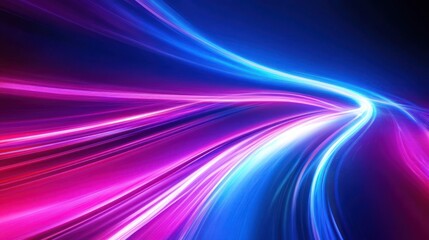 Vibrant Light Trails Creating a Dynamic Abstract Background Scene