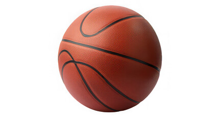 Fototapeta premium High-Quality Basketball - Transparent Background Isolated Image