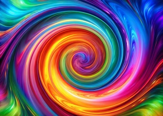 Obraz premium Psychedelic Urban Exploration Swirl: Abstract Background Texture